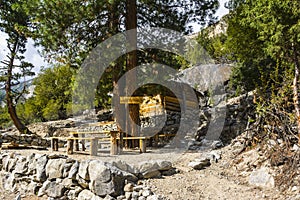 Small hut along the trek to Fairy Meadows