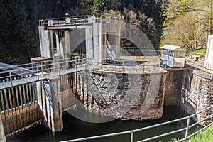 Small hydro power plant Spalov in Jizera river valley near Semily, Czech