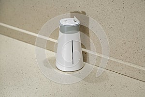 Small interior humidifier made of white plastic