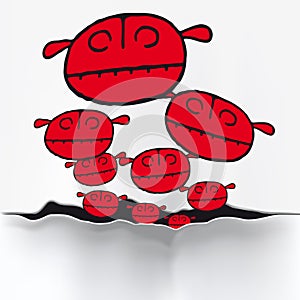 Small invaders (vector)