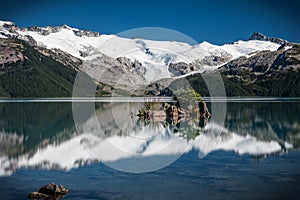 Small island on the Garibaldi Lake