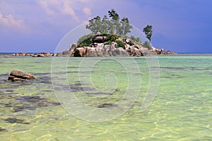 Small island (Ile Souris). Anse Royal, Mahe, Seychelles