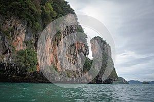 Small island in the middle of the ocean