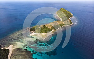 Small island near Palawan in Philippines