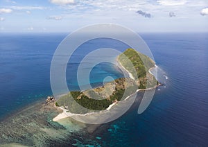 Small island near Palawan in Philippines