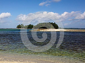 A small island off the cost of Fiji in the South Pacific