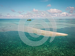 Small Island with White Sands in East Seram, Maluku