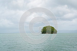 Small islet Los Haitises National Park
