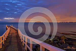 Small Jetty leading into the sunset