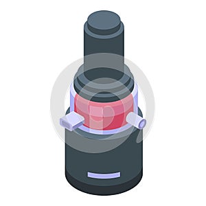 Small juicer icon isometric vector. Food machine