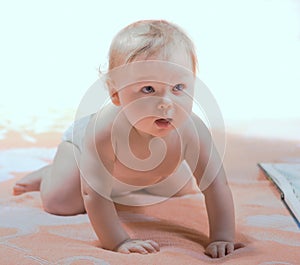 Small kid with book