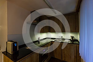 Small kitchenette in a studio