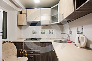 Small kitchenette in a studio