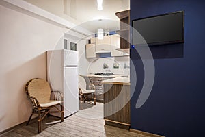 Small kitchenette in a studio