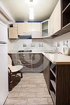 Small kitchenette in a studio