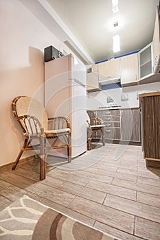 Small kitchenette in a studio