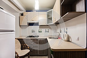 Small kitchenette in a studio