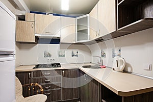 Small kitchenette in a studio