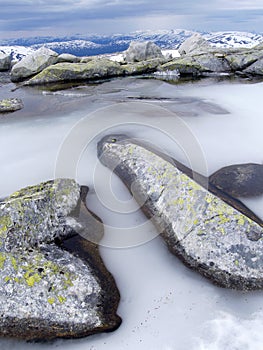 Small lake on the Masskardfjellet peak