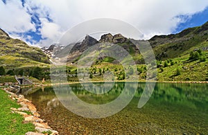 Small lake in Pejo Valley