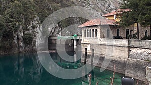 Small lake in the valley of Sagittarius, Scanno Abruzzo Italy