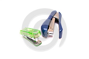 Small and Large Plastic Staplers