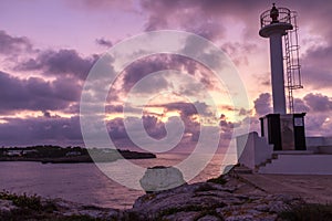 Small Lighthouse on Mallorca torre porto petro