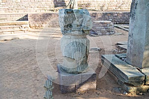 Small Lion Pillar of Gupta Dynasty Era in India