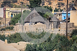 Small Local Village with Typical Keren Houses photo
