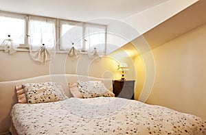 Small loft furnished, bedroom
