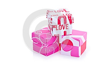 Small LOVE gift boxes