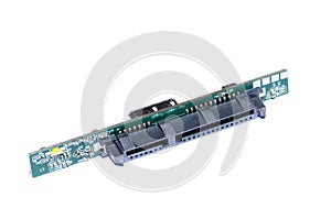 A small low profile printed circuit board for the hard disk serial ATA connector