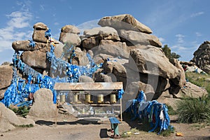 Small madam festival on the way in Mongolian