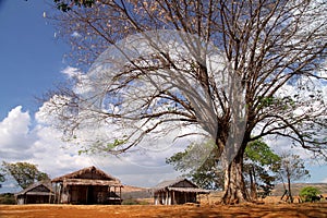 Small malagasy village