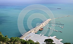 A small marina near `Castellammare del Golfo`