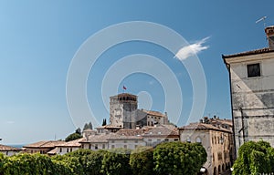 The small middle aged village of Asolo, Treviso, Italy