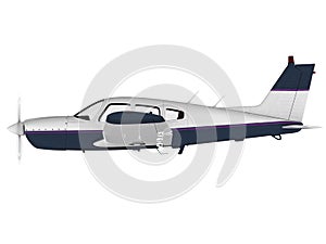 Small modern passanger airplane