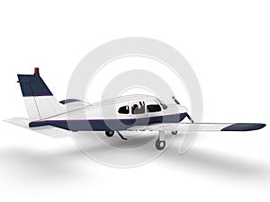 Small modern passanger airplane photo