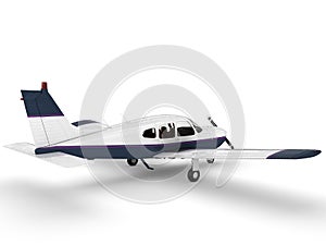 Small modern passanger airplane