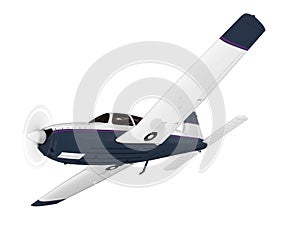 Small modern passanger airplane photo