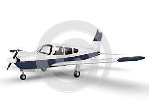 Small modern passanger airplane