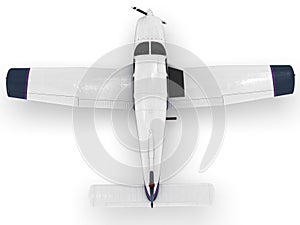 Small modern passanger airplane photo