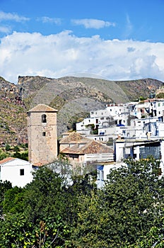 Small Moorish village in La Alpujarra photo