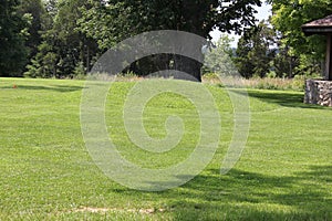 Small mound at the great serpent mound