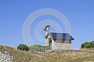Mountain chapel on Monte Altissimo photo