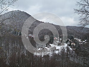 A small mountain village