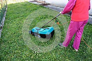 A small mow for a lawn