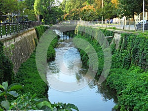 Tiny Tuchenitsa's river tributary (commonly known as Barata, literally "The Streamlet") crosses the town photo