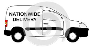 Small Nationwide Delivery Van