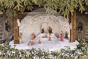 Small nativity scene at Crodo, Ossola